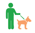 Stay with your support animal